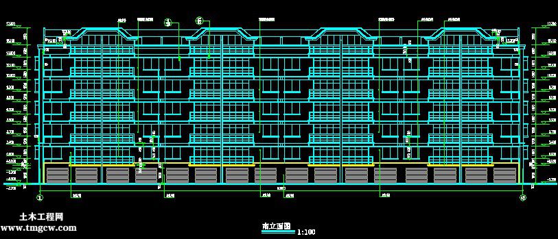 乳山某度假區五層住宅建筑結構施工圖