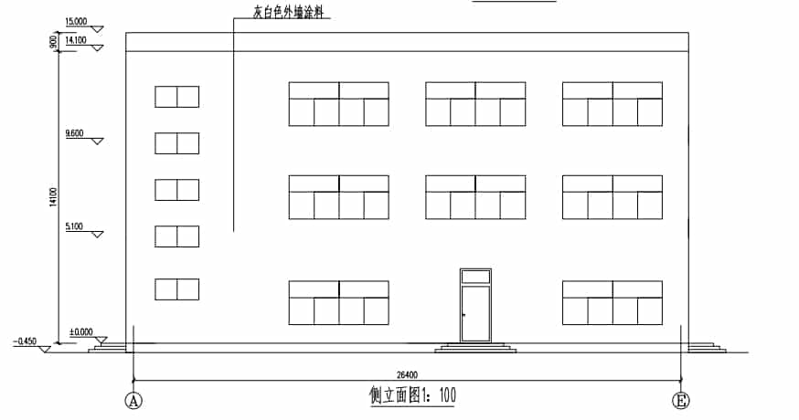 側立面圖