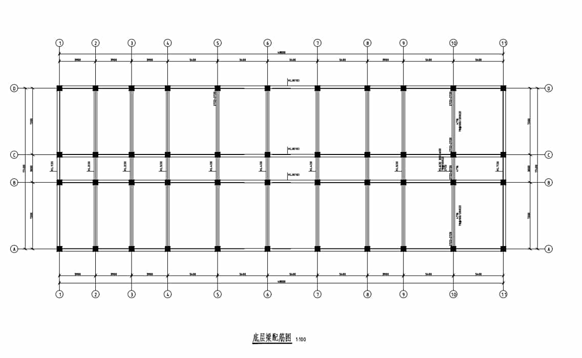梁配筋圖